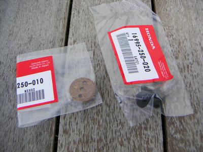 ガソリンコックの補修部品