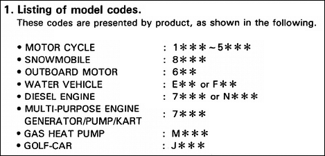 機種コード分類