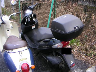 駐輪場で見かけた車体