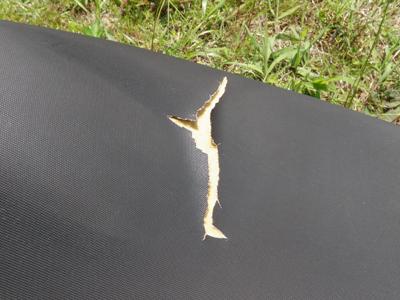 硬化した表面