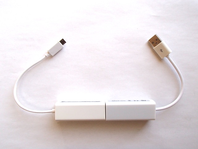 Micro USB-LAN と USB-LAN 比較