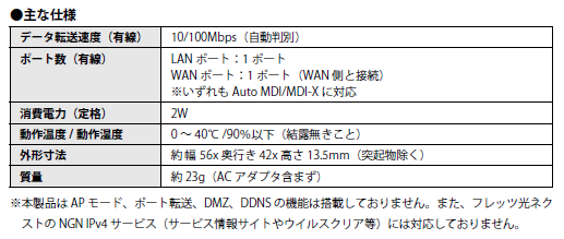 LAN-W300N/RSx シリーズ 詳細マニュアル