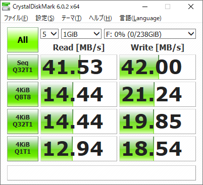 CrystalDiskMark - SSD-PL240U3-BK/N