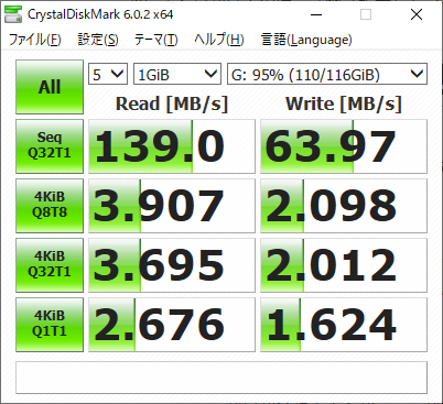 CrystalDiskMark - SDCZ73-128G-G46