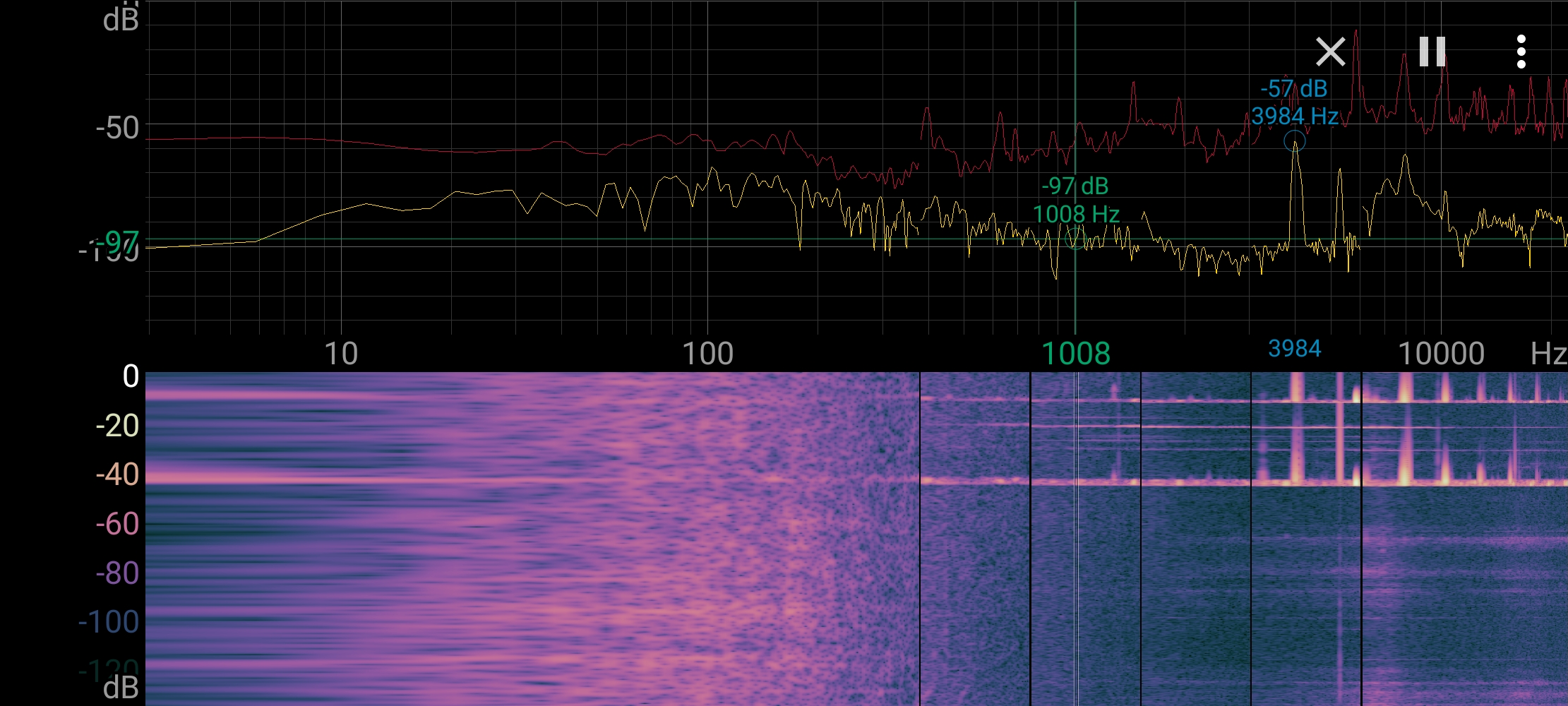 Spectroid で計測