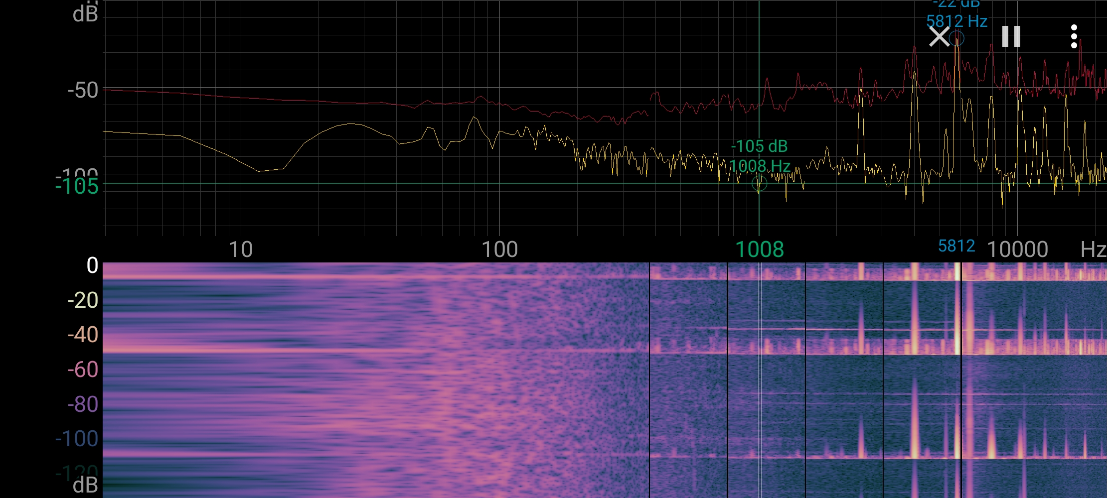 Spectroid で計測