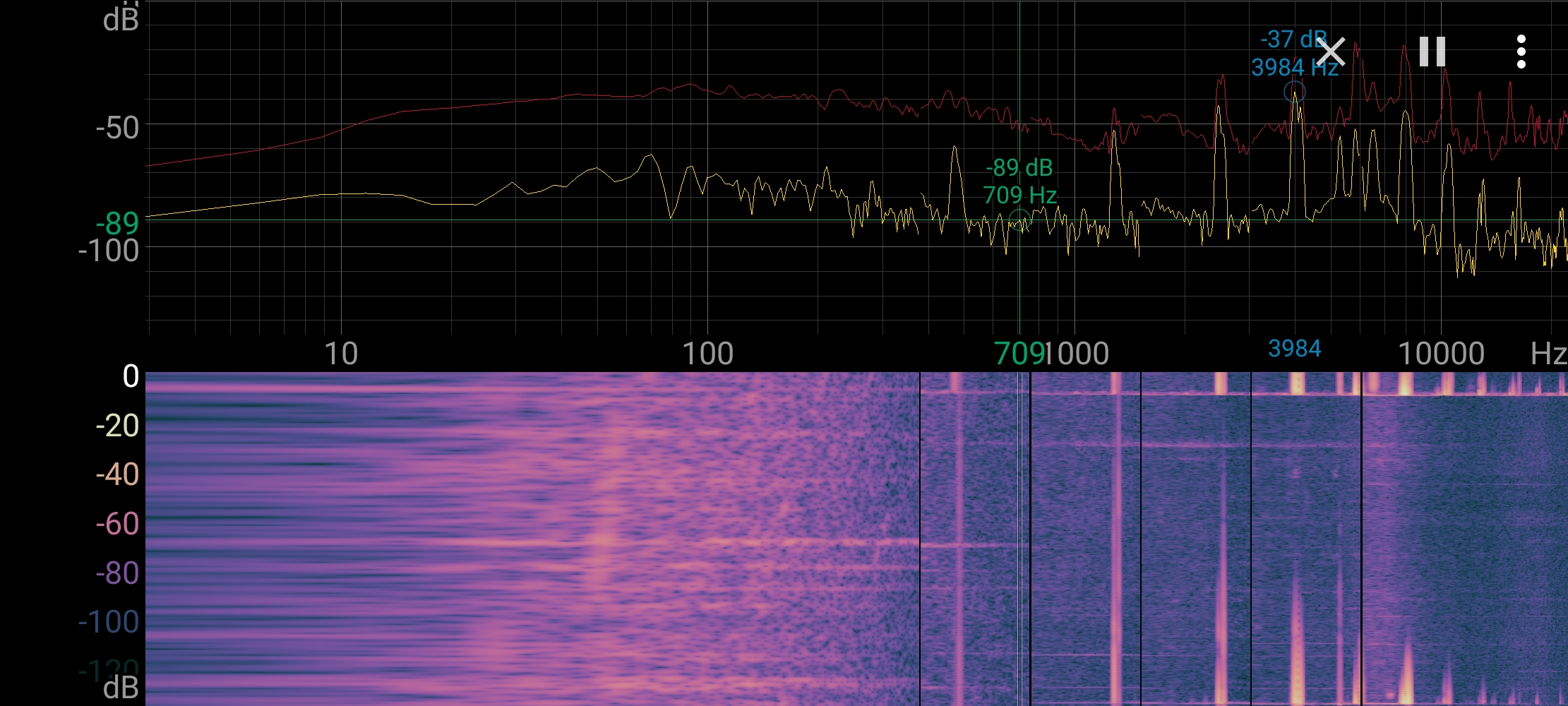 Spectroid で計測