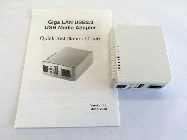 Giga LAN USB Media Adapter